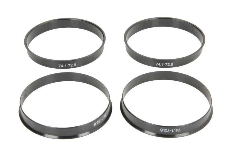 Adapter rings for rims Adapter rings 74.1 / 72.6 mm, 4 pcs  Art. MMTRING741726