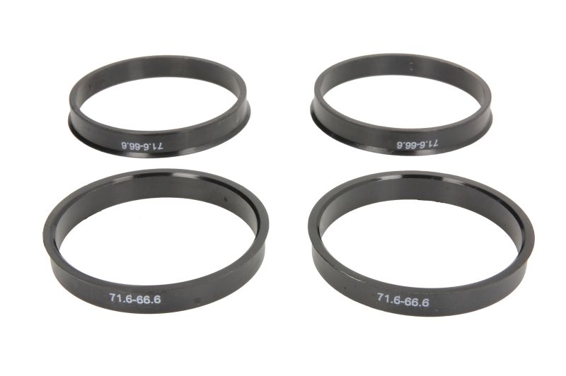 Adapter rings for rims Adapter rings 71.6 / 66.6 mm, 4 pcs  Art. MMTRING716666