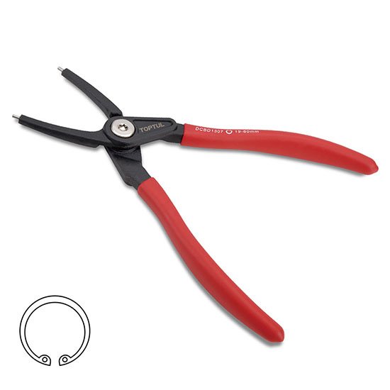 Pliers and cutters Lock ring pliers, Length: 127 mm  Art. DCBD1305