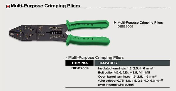 Pliers and cutters Peeling pliers  Art. DIBB2009