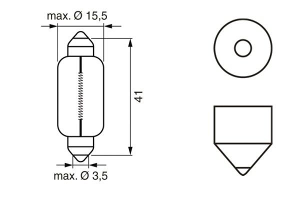 Bulbs Other bulbs C18W, 12 V, 18W  Art. 198730222910