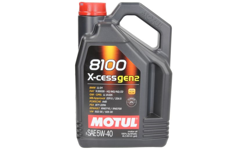 Motor oils Engine oil 8100 X-CESS GEN2 5W40 4L  Art. 109775