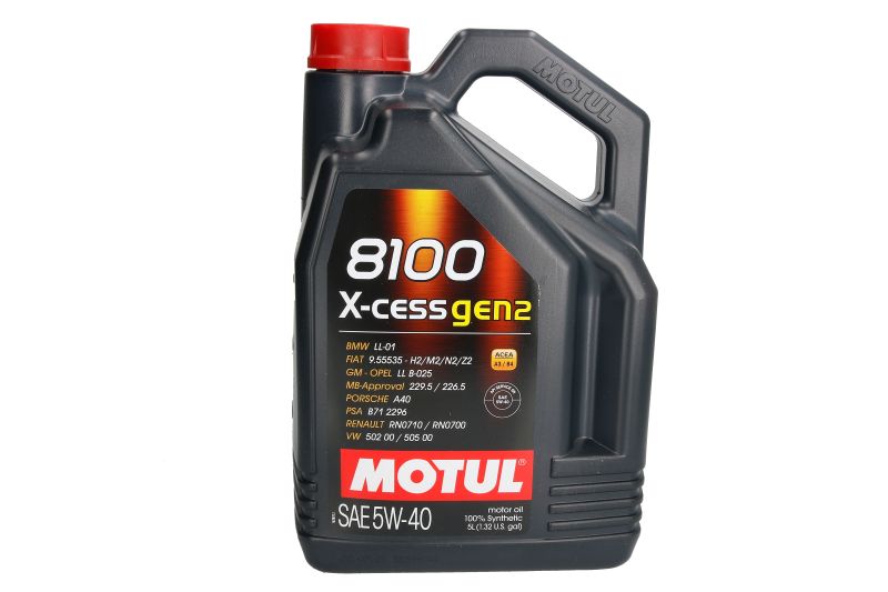 Motor oils Engine oil 8100 5W40 5L  Art. 109776