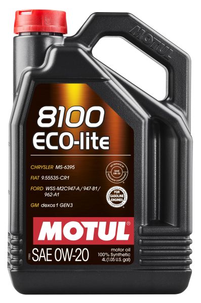 Motor oils Engine oil 8100 0W20 4L  Art. 108535