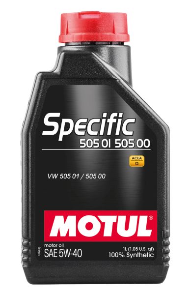 Motor oils Engine oil MOTUL 505.01 5W-40 1L  Art. 101573