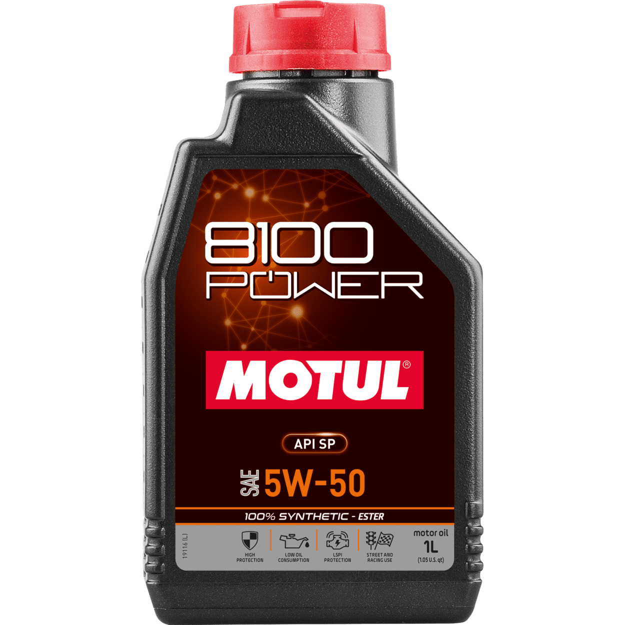 Motor oils Engine oil 8100 POWER 5W-50 1L  Art. 111811