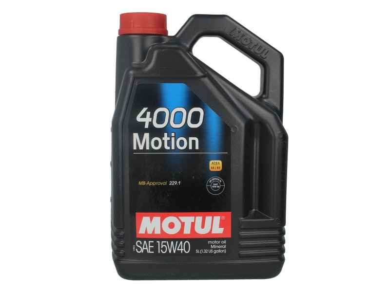 Motor oils Motor oil MOTUL 4000 MOTION 15W-40 A3/B3 5L  Art. 100295