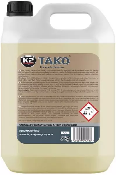 Cleaning and detergents Car shampoo TAKO 5L  Art. K2M242