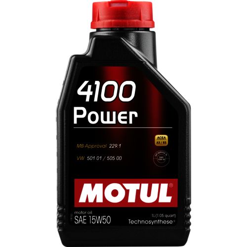 Motor oils Motor oil MOTUL 4100 POWER 15W-50 A3/B4 1L  Art. 102773