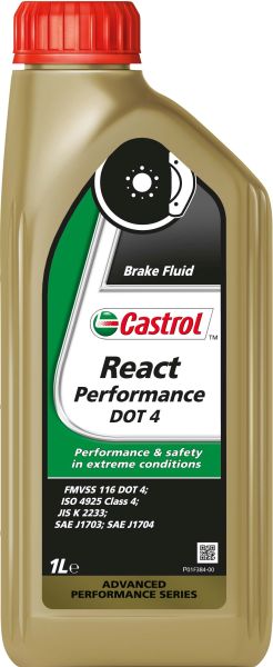 Brake fluids Brake fluid REACT PERFO DOT 4 1L  Art. REACTPERFODOT41L
