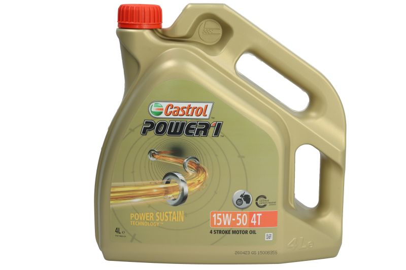 Motor oils Engine oil POWER 1 15W50 4L  Art. POWER115W504L