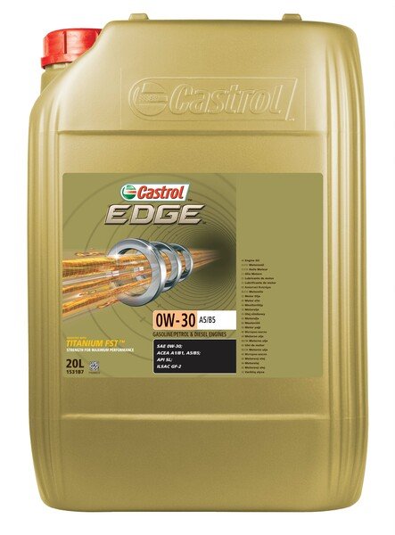 Motor oils Engine oil EDGE 0W30 A5/B5 20L  Art. EDGE0W30A5B520L