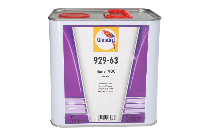 Spray paints, paints and varnishes Hardener 929-63 2.5L  Art. 50412070