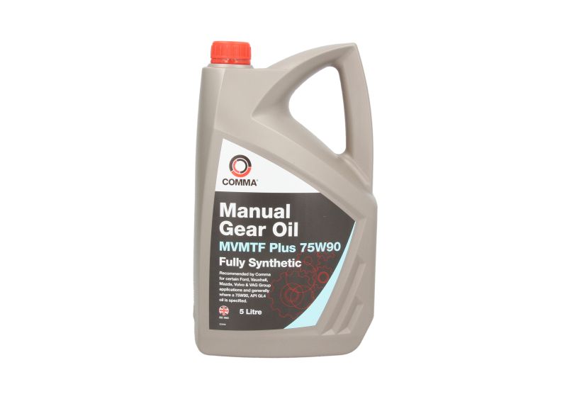 Gear oils Gear oil MTF (5L) 75W90 API GL-4; BMW MTF LT-4; FORD M2C200-B; FORD M2C200-C; OPEL/GM 1940182; OPEL/GM 1940764; OPEL/GM 1940768; VOLVO 97309; VW G50  Art. MVMTFPLUS75W90FS5L