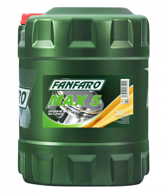 Gear oils Gear oil 80W-90 GL5 MAX5 20L  Art. MAX520L