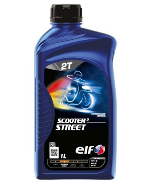 Motor oils Moottoriöljy 2T ELF Scooter 2 Street W30 1L  Art. SCOOTER2STREET1L