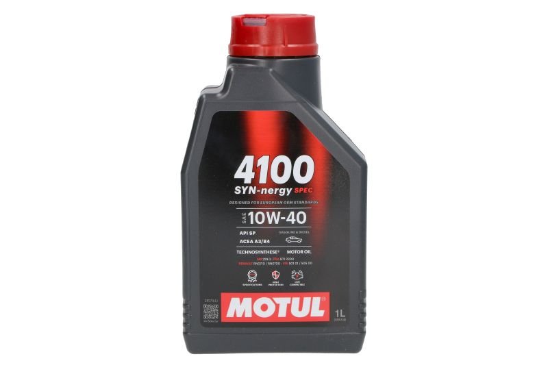 Motor oils Moottoriöljy 4100 10W40 1L  Art. 4100SYNNERS10W401L