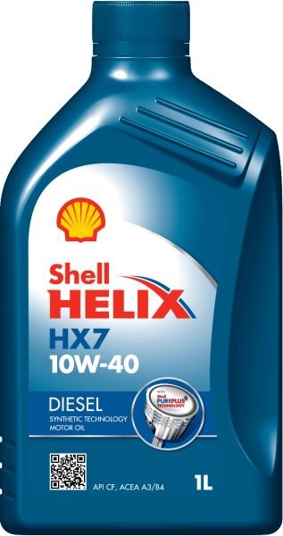 Motor oils Moottoriöljy Helix 10W40 1L  Art. HELIXHX7D10W401L