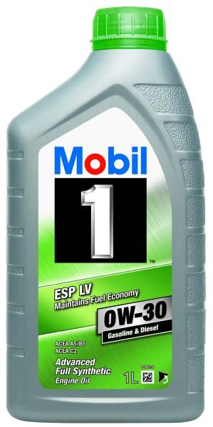 Motor oils Moottoriöljy Mobil 1 0W30 1L  Art. MOBIL1ESP0W30LV1L