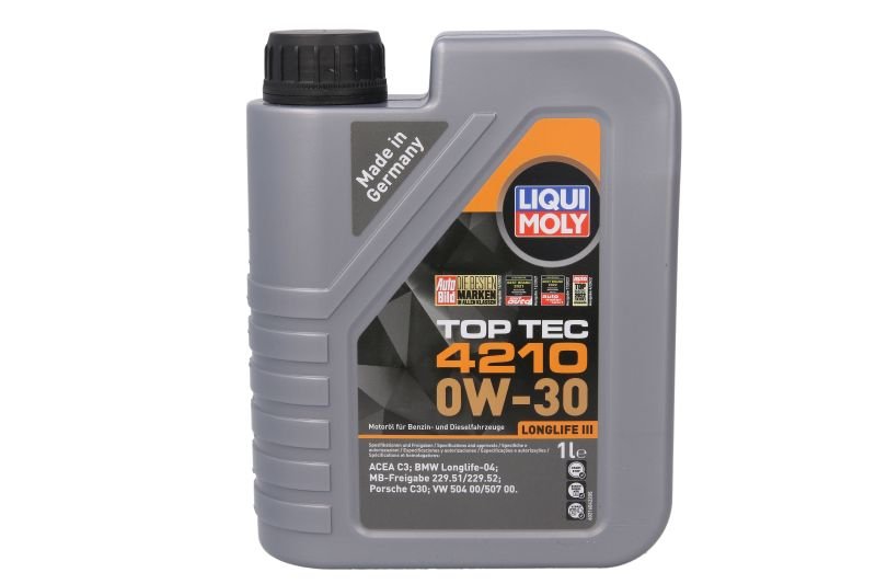 Motor oils Moottoriöljy TopTec 4210 0W30 1L  Art. LIM216040W301L