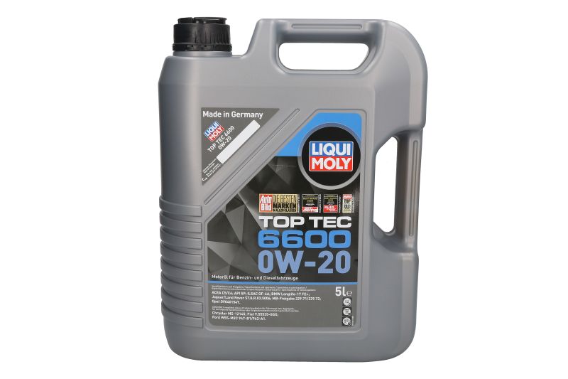 Motor oils Moottoriöljy TopTec 6600 0W20 5L  Art. LIM214110W205L