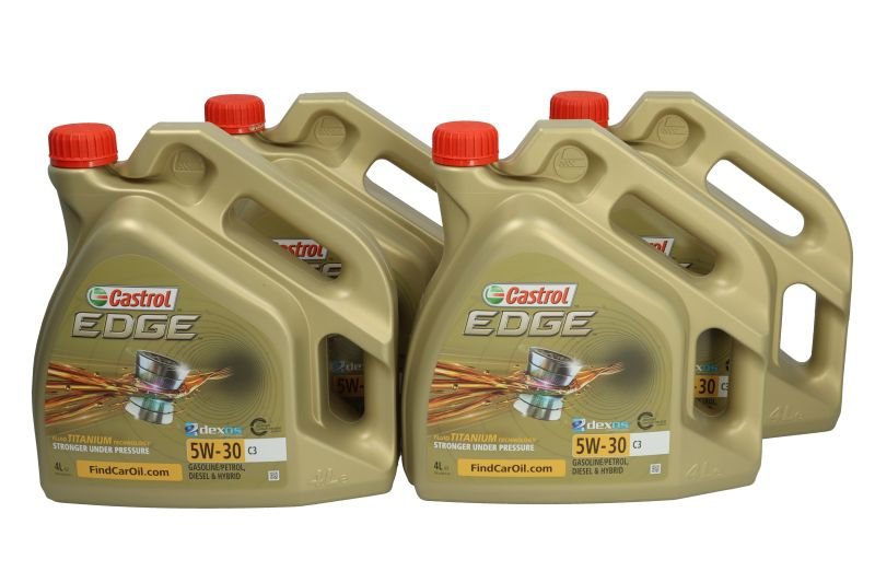 Motor oils Moottoriöljy EDGE 5W30 4x4L  Art. EDGE5W30C34LSET