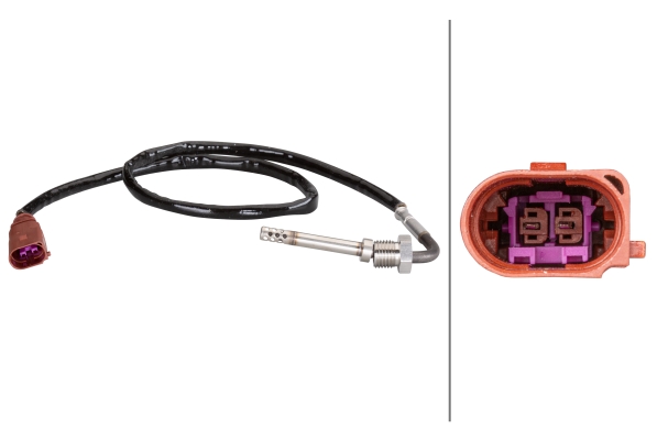 Sensor, exhaust gas temperature (In front)  Art. 6PT010376191