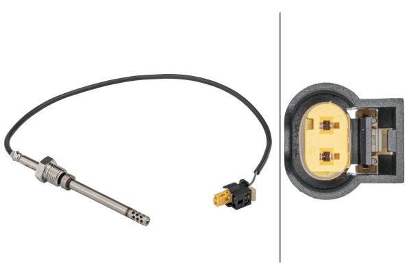 Sensor, exhaust gas temperature (In front)  Art. 6PT358181611