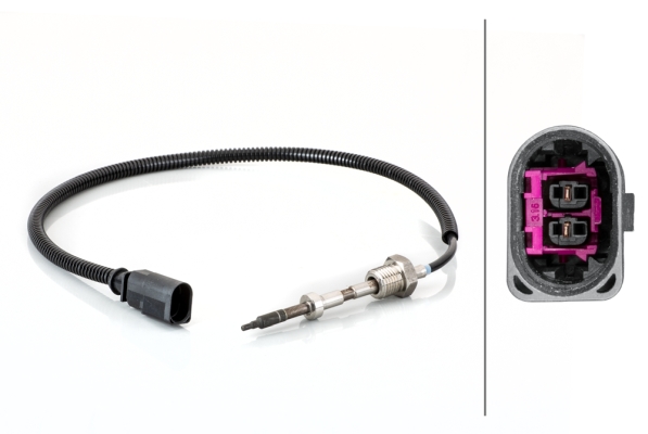 Sensor, exhaust gas temperature (After the soot particle filter)  Art. 6PT014494591