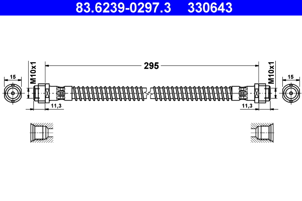 Brake Hose (Front, Back)  Art. 83623902973