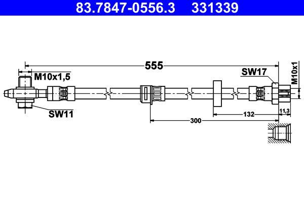 Brake Hose  Art. 83784705563