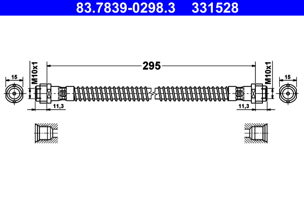 Brake Hose (297)  Art. 83783902983