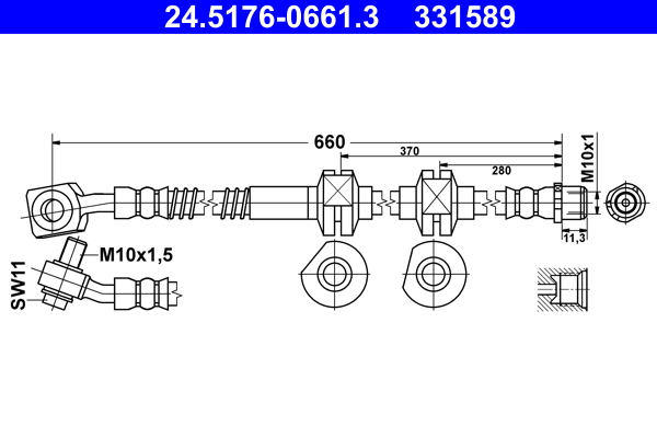 Brake Hose  Art. 24517606613