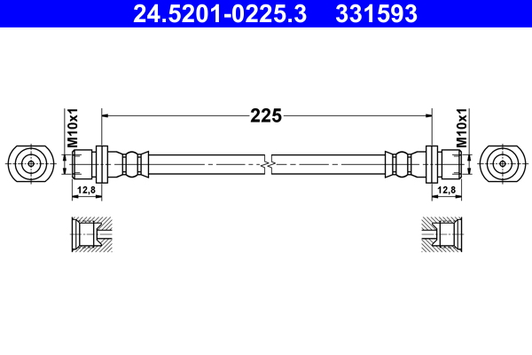 Brake Hose  Art. 24520102253