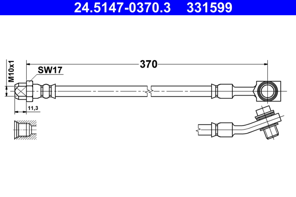 Brake Hose  Art. 24514703703