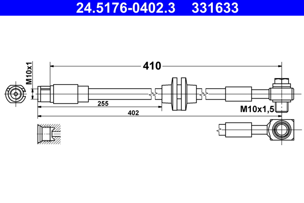 Brake Hose  Art. 24517604023