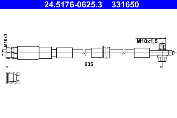 Brake Hose  Art. 24517606253