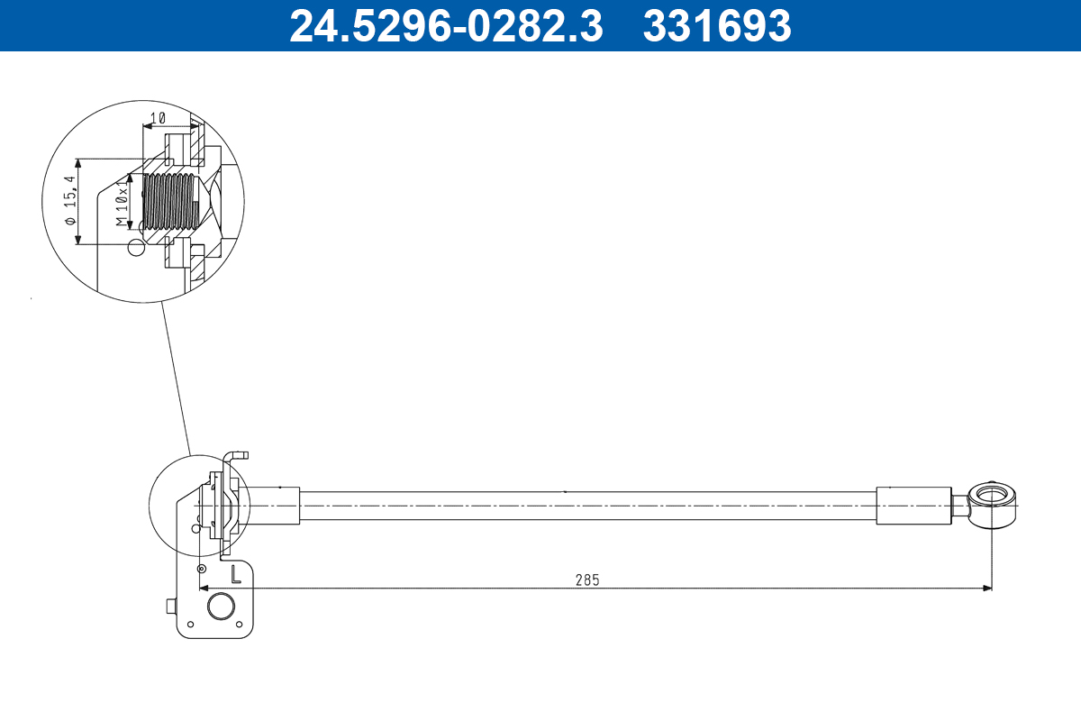 Brake Hose  Art. 24529602823