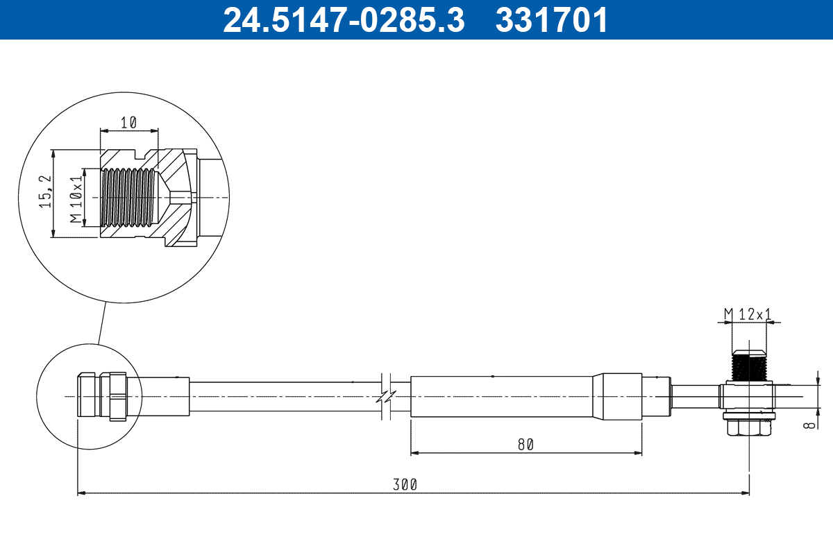 Brake Hose  Art. 24514702853