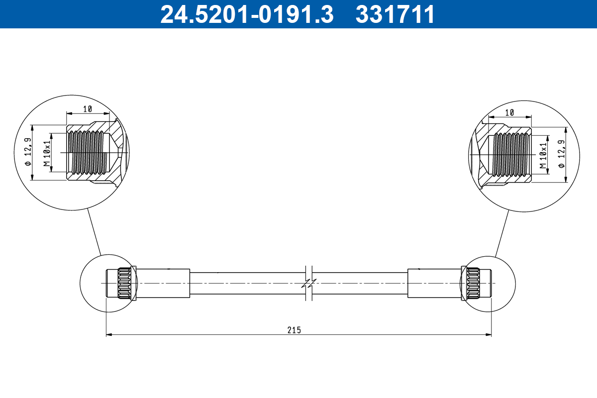 Brake Hose  Art. 24520101913