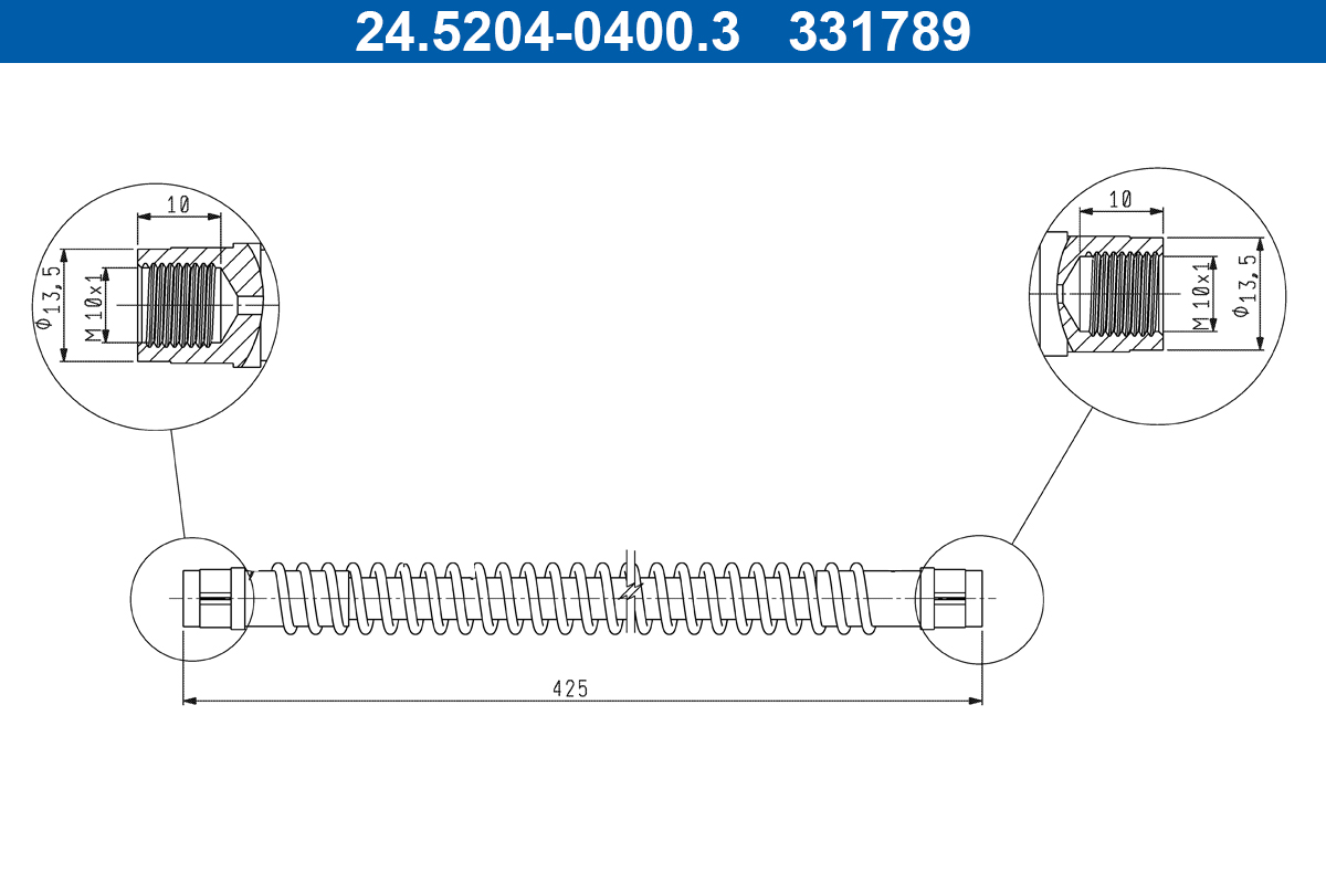 Brake Hose  Art. 24520404003