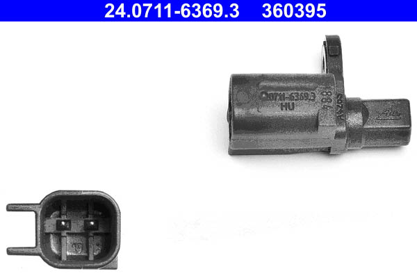 Sensor, wheel speed (Rear axle, both sides)  Art. 24071163693