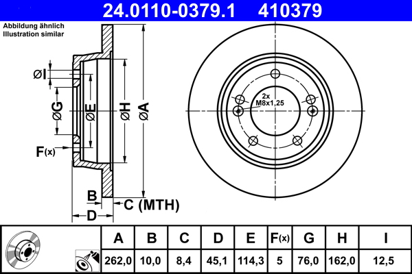 Brake Disc (Rear axle)  Art. 24011003791