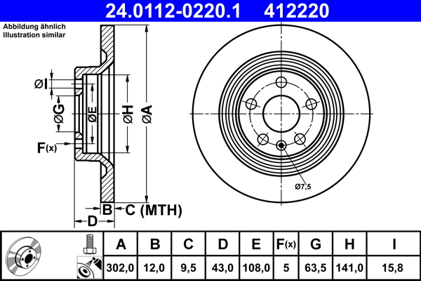 Brake Disc  Art. 24011202201