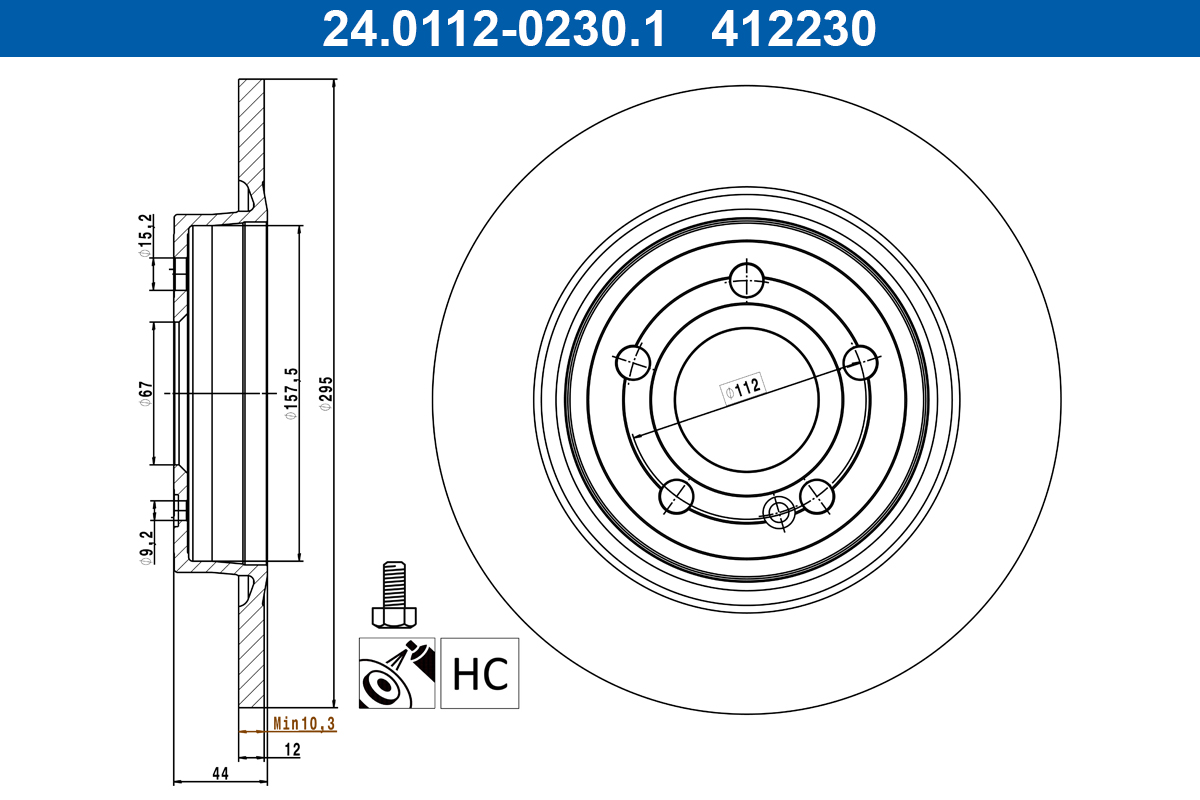 Brake Disc  Art. 24011202301