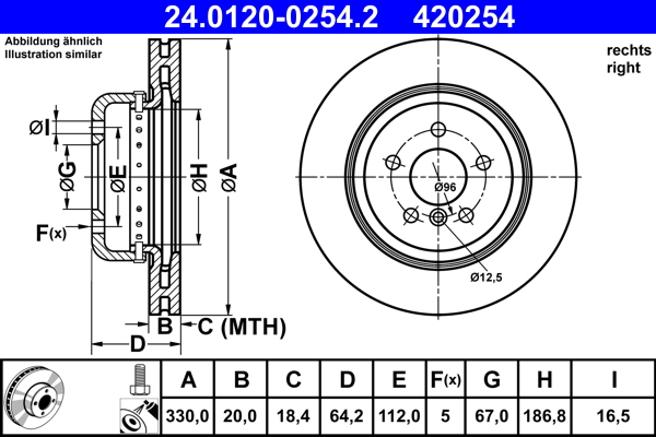 Brake Disc  Art. 24012002542