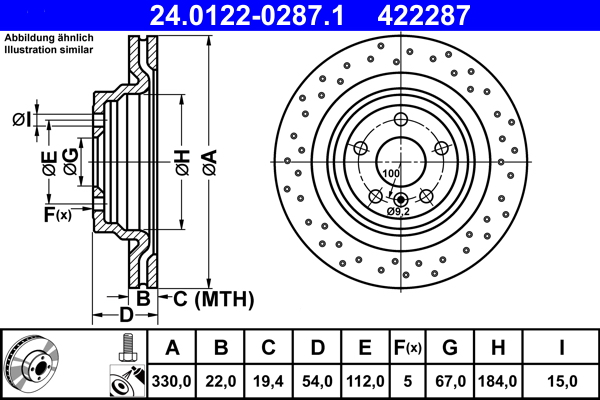 Brake Disc (Ventilated)  Art. 24012202871