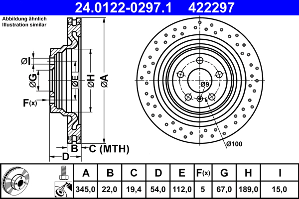 Brake Disc (Ventilated)  Art. 24012202971