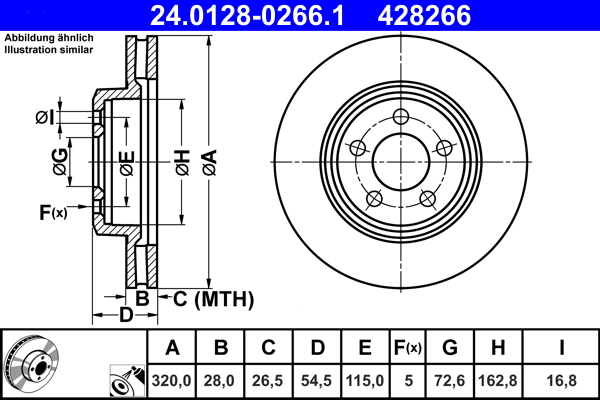 Brake Disc (Front axle)  Art. 24012802661