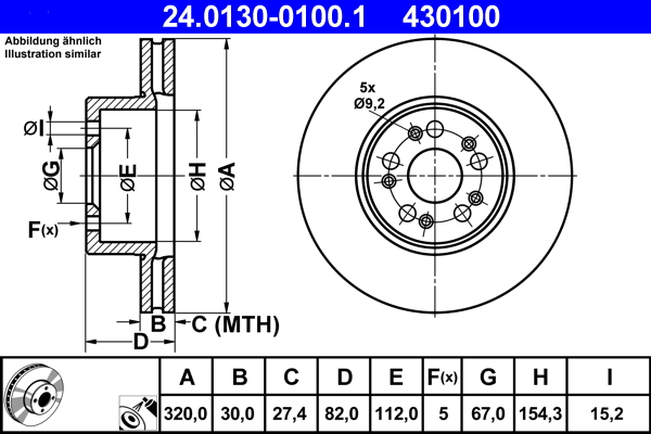 Brake Disc (Front axle)  Art. 24013001001